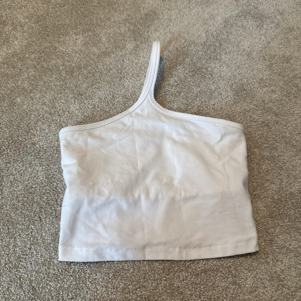 beyond yoga white tank xs